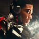 Ray Fisher as Cyborg in the theatrical release of Justice League.